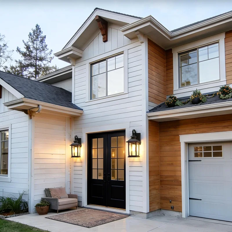 Outdoor lighting Kansas City electrician installing exterior lights